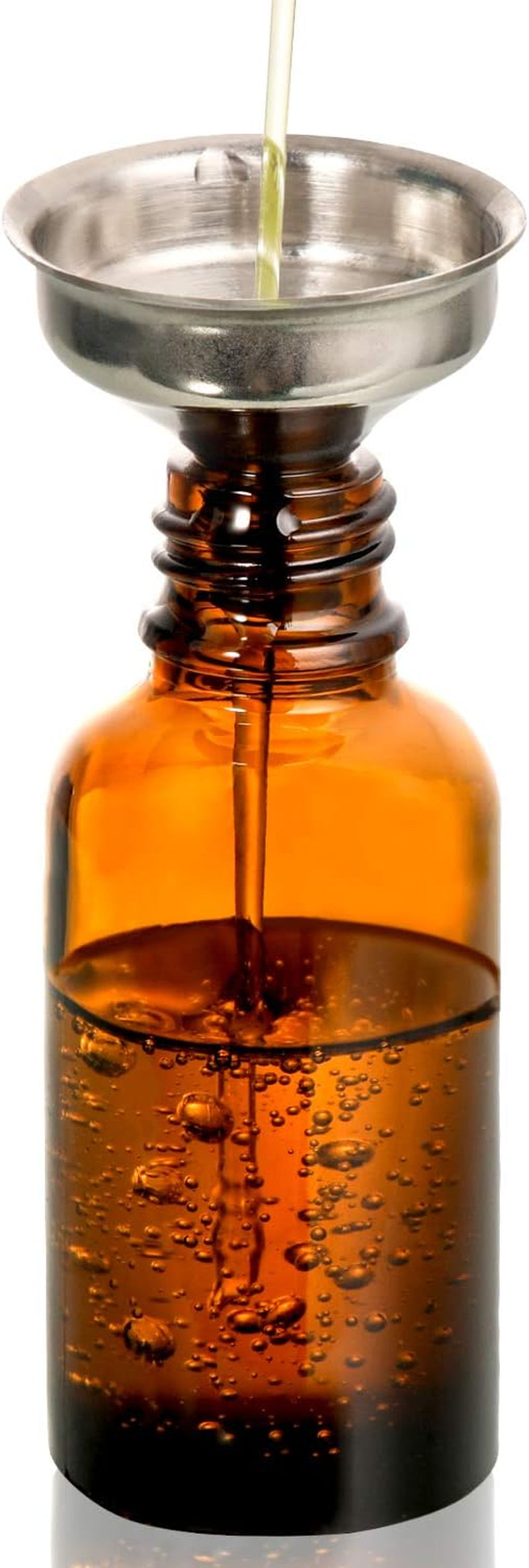 12 Pcs, 1 Oz Amber Dropper Bottles W/ 3 Stainless Steel Funnels & 1 Long Glass Dropper - 30Ml Glass Bottles with Eye Droppers, Leakproof Essential Oils Bottle for Health, Personal Care & Beauty