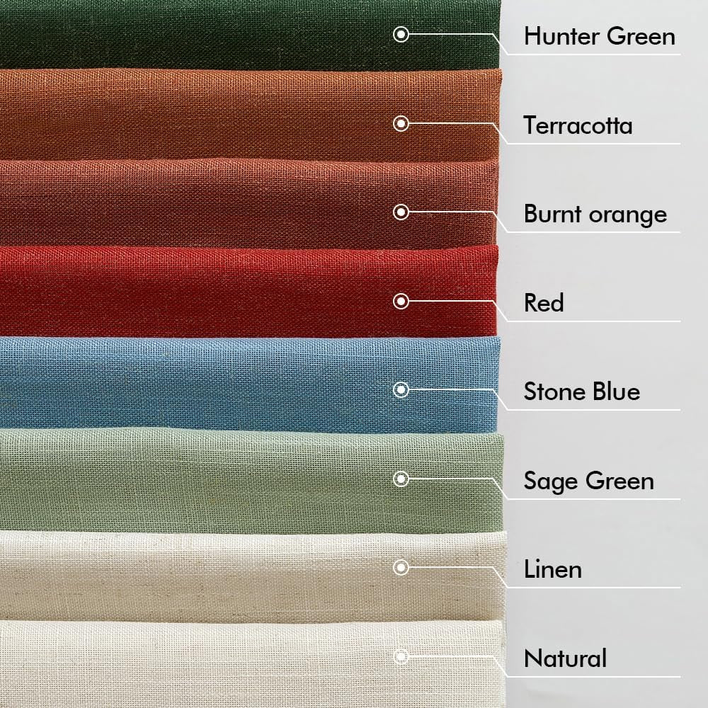 Ivory Cream Linen Back Tab Curtains 63 Inch Length 2 Panels Set, Semi Sheer Light Filtering Privacy Drapes for Modern Farmhouse Living Room Bedroom, Neutral Textured Pinch Pleated Look Window Curtains