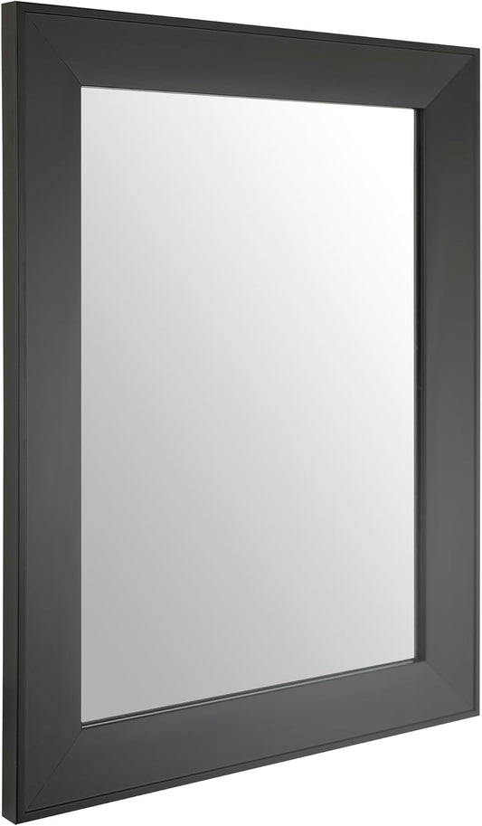 Rectangular Wall Mirror 12" X 16" Framed Mirror for Bathroom, Bedroom, Entryway, Living Room, Black