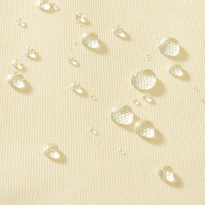 Pack of 2 Decorative Outdoor Waterproof Pillow Covers Garden Cushion Sham Throw Pillowcase Summer Shell for Patio Tent Couch 18X18 Inch Beige