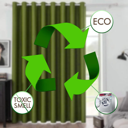 Room Divider Curtain Vertical Blinds Room Darkening Solid Wide Window Drapes Grommet Top Closet Door Curtains for Bedroom/Living Room/Patio Sliding Glass Door 1 PC 100 X 84 Inch Olive Green