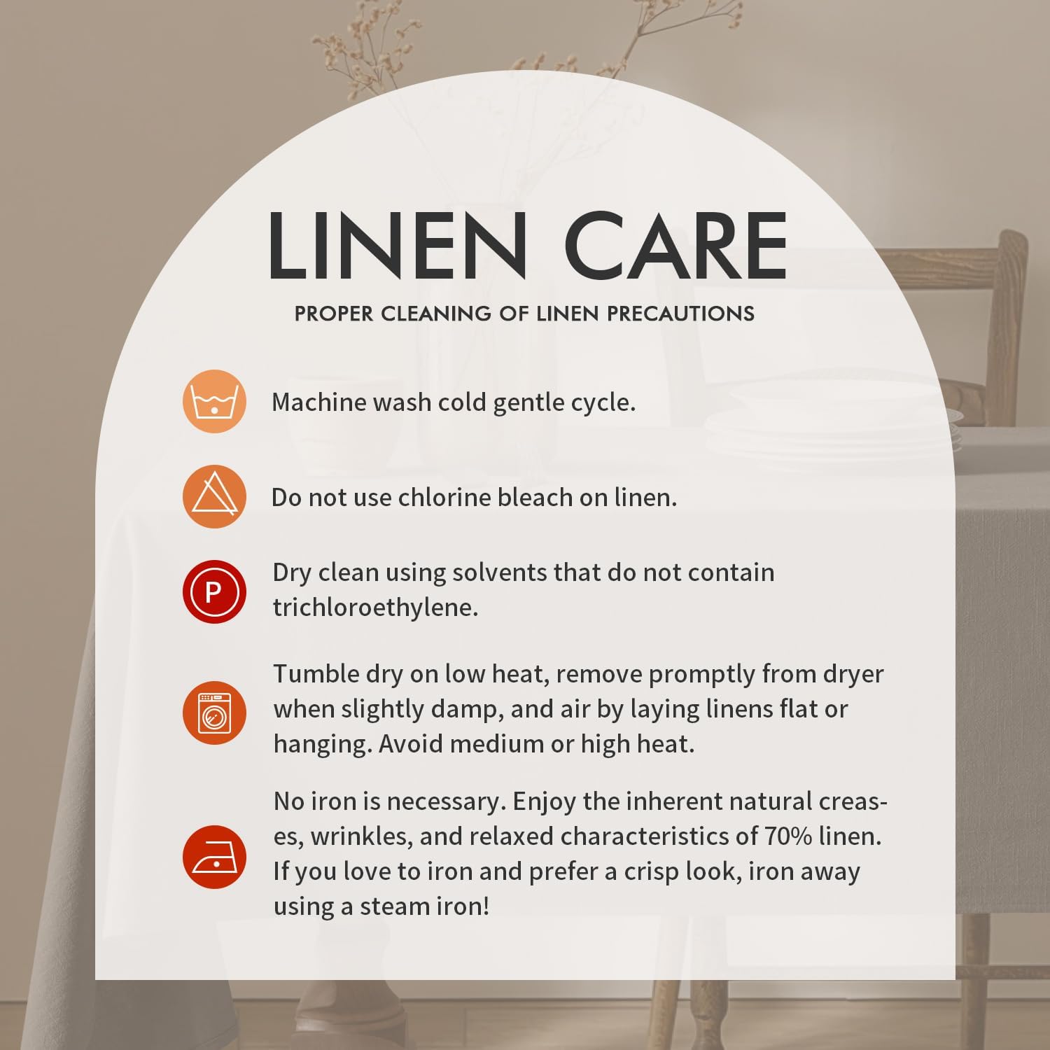 Linen Cotton Blend Tablecloth Rectangle, Luxury Waterproof Stain Resistant Durable Farmhouse Oblong Table Cloth for Dining Party Christmas Weddings Birthday, 52 X 84 Inch, Light Grey