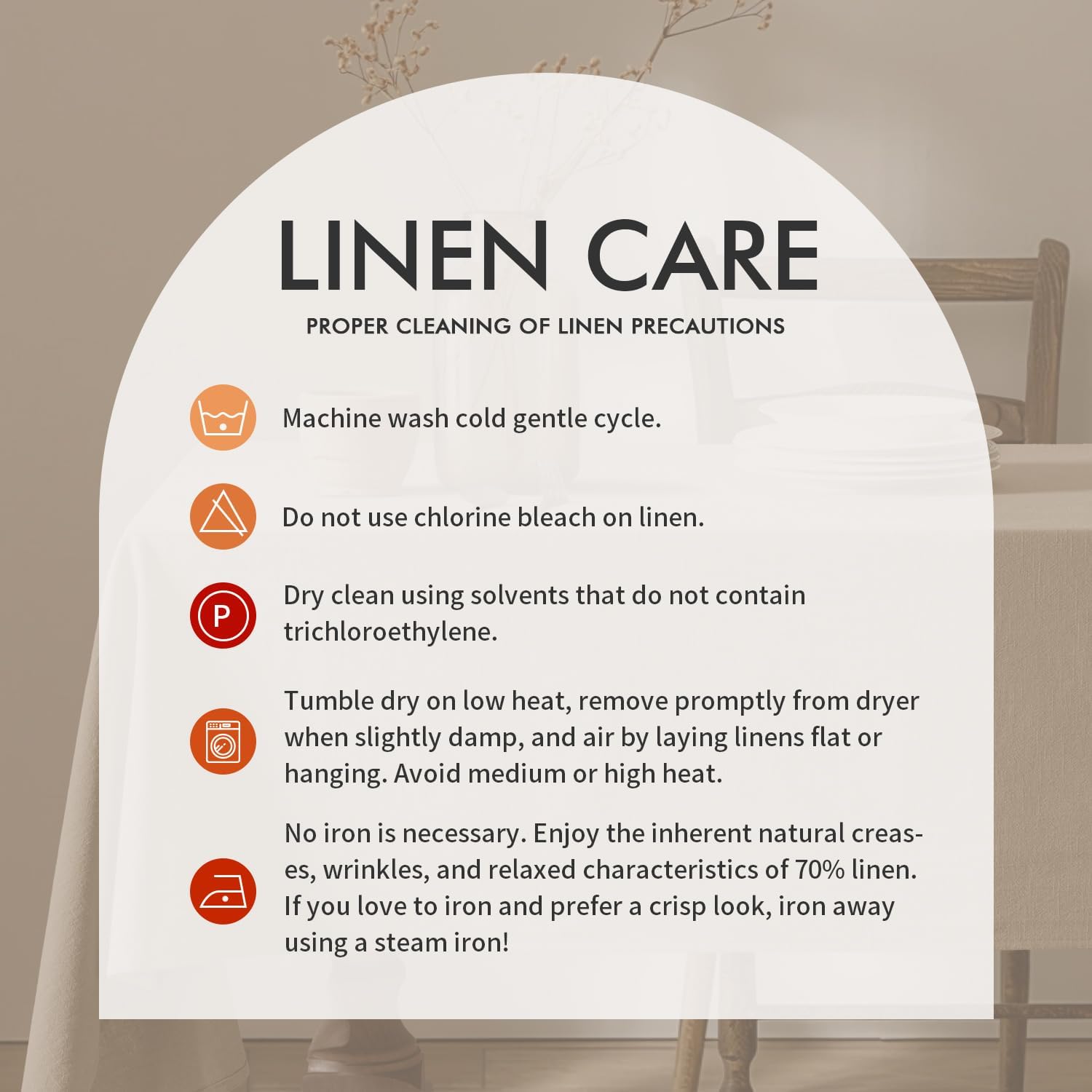 Natural Linen Cotton Blend Tablecloth Rectangle, Luxury Waterproof Stain Resistant Durable Farmhouse Oblong Table Cloth for Dining Party Christmas Weddings Birthday, 52 X 84 Inch, Ivory Cream