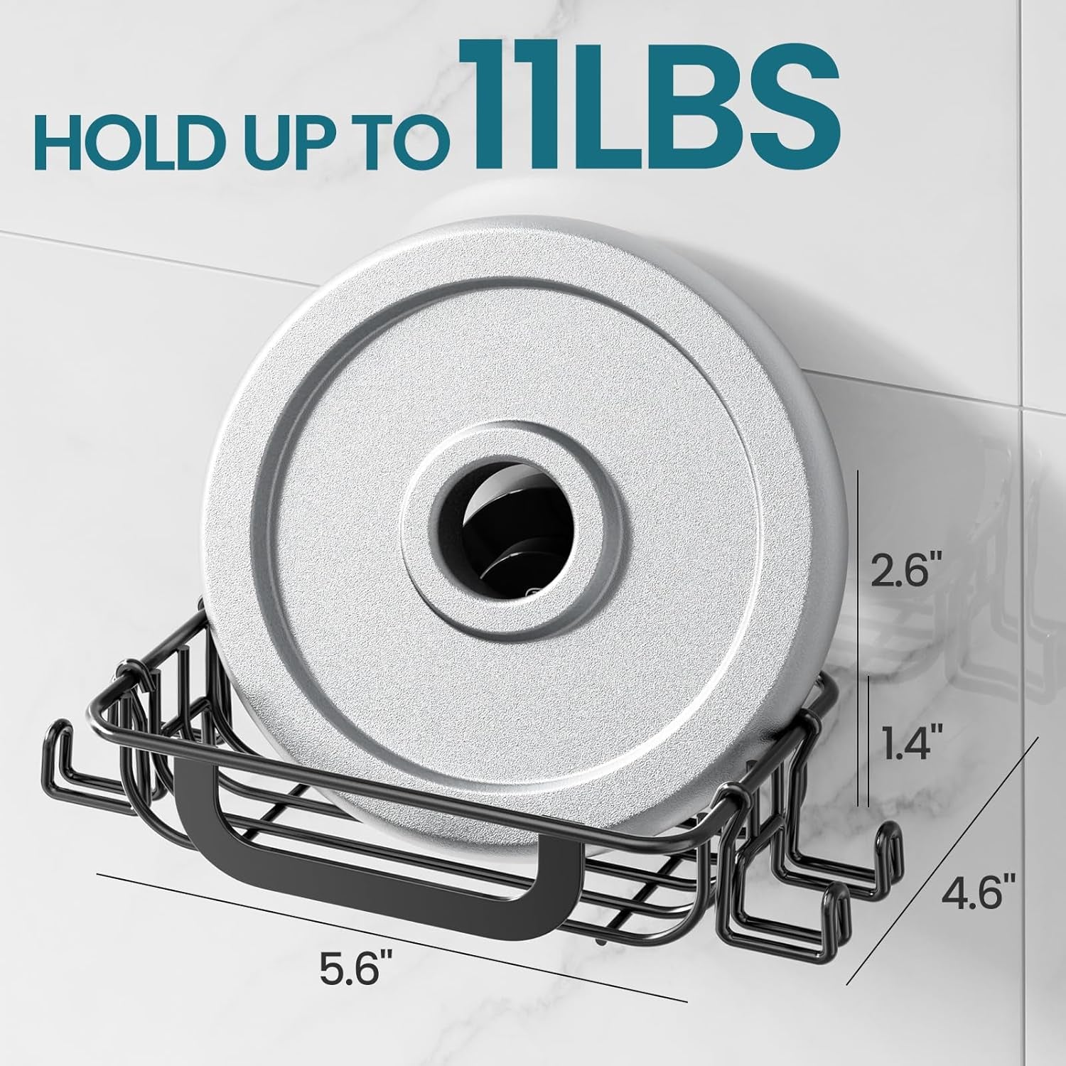 Soap Bar Holder Dish with Hooks, Shower Soap Tray Saver Suction Cup with Razor Holder for Wall, Rustproof Stainless Steel Bath Shampoo Caddy for Bathroom Accessories Organizer,Sink,Black