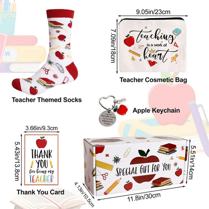 Teacher Appreciation Gifts, Best Teachers Gifts, Thank You Teacher Gift, Funny Back to School Gift for Teachers Women, 7 Pcs