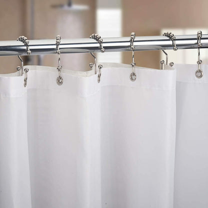 Shower Curtain Hooks Rings and Shower Bath Sponge Shower Loofahs Balls 75G/Pcs for Body Wash Bathroom Men Women- Set of 4 Flower Color Sponges