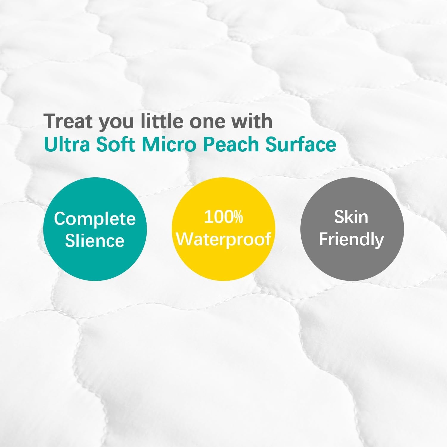 Bassinet Mattress Pad Cover Waterproof, Fits 13" X 30" Uppababy Bassinet & Snoo Smart Sleeper Baby Bassinet, Ultra Soft Breathable, White and Grey