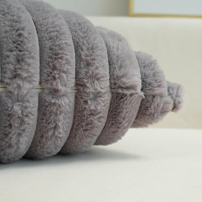 Pack of 2 Faux Fur Plush Decorative Throw Pillow Covers Couch Cushion Case Soft Pillowcases (Grey, 20 X 20-Inch)