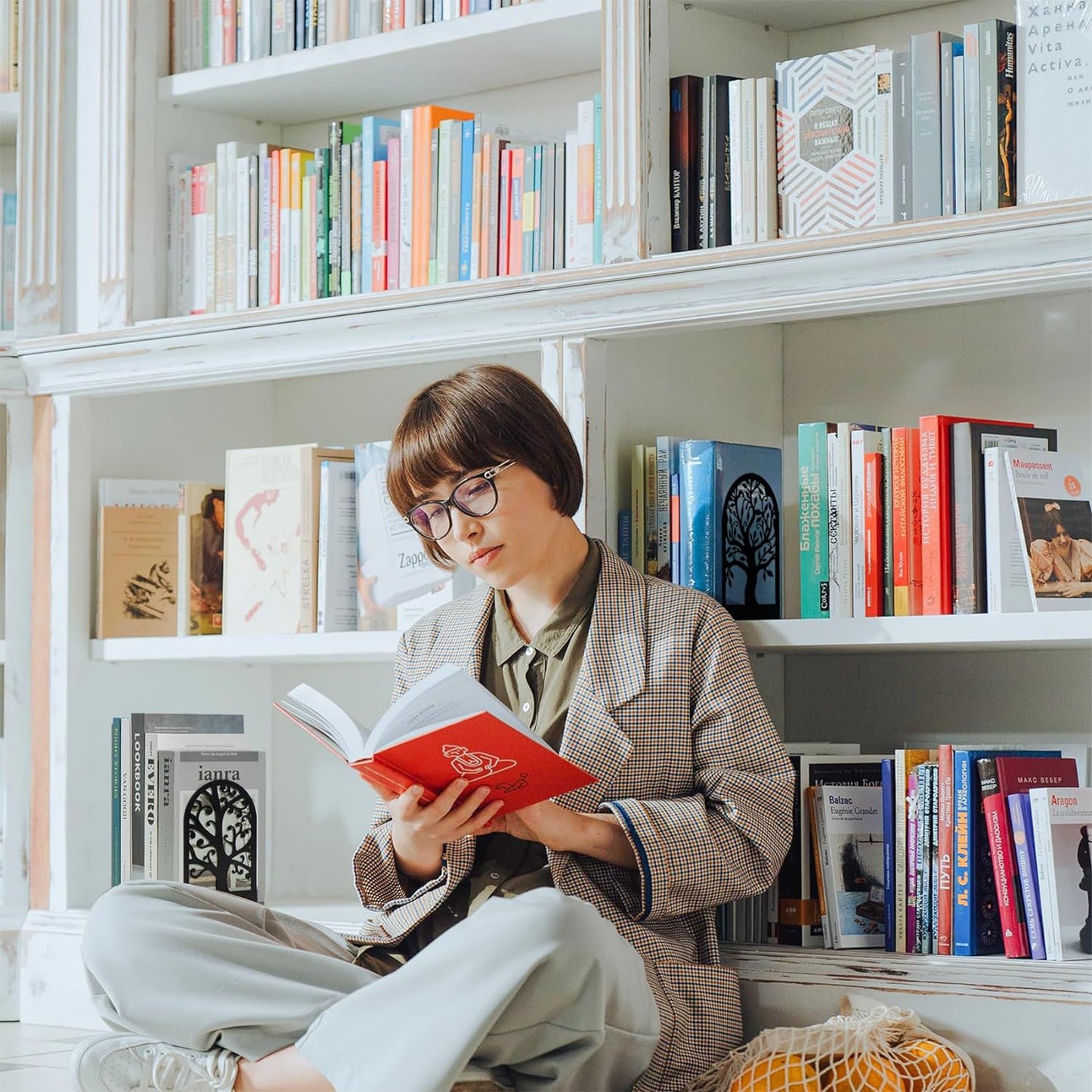 Book Ends, Metal Bookends for Shelves, Modern Tree Book Ends Decorative, Heavy Duty Book Holders Book Stoppers for Home Office Decor, 6.9"X4.7"X3.5" (5 Pairs/10 Pcs)