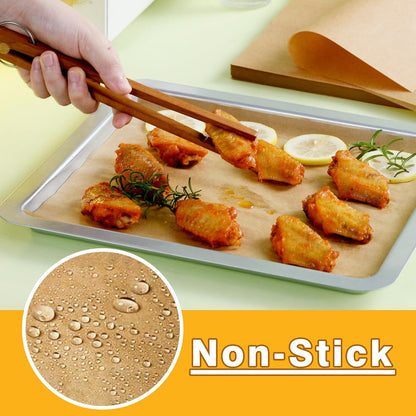 Air Fryer Liners Disposable Compatible with CHEFMAN 10 Qt Multifunctional Digital Air Fryer Accessories, Unbleached Parchment Paper, 100 PCS Square Non-Stick Baking Paper