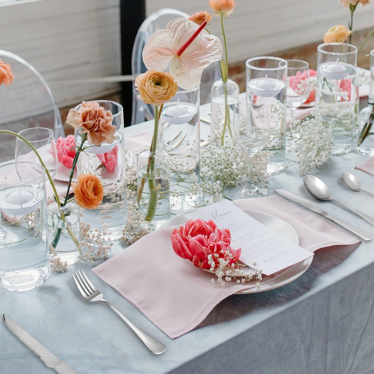 20-Piece Silverware Set Service for 4, Food Grade Stainless Steel Flatware Cutlery Set Kitchen Utensils Set with Steak Knives for Home Restaurant Hotel, Mirror Polished