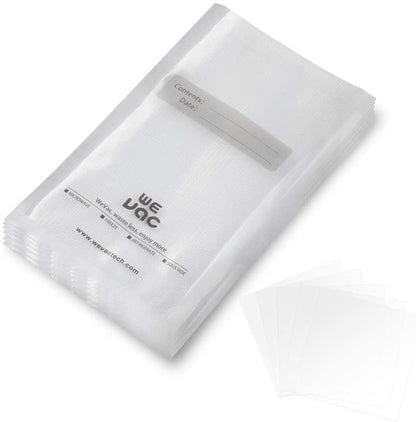 Vacuum Sealer Bags 100 Pint 6X10 Inch for Food Saver, Seal a Meal, Weston. Commercial Grade, BPA Free, Heavy Duty, Great for Vac Storage, Meal Prep or Sous Vide