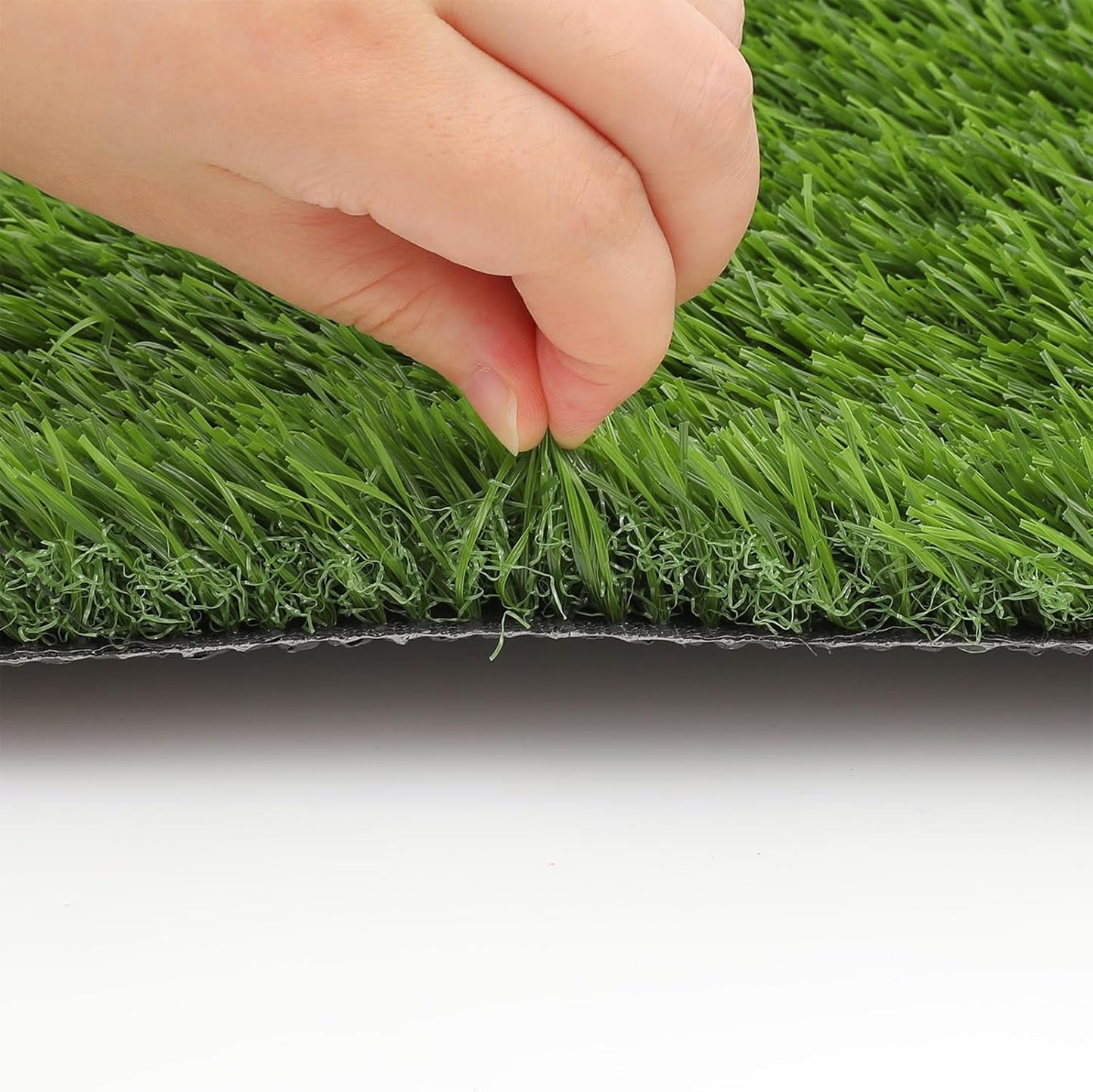 Artificial Grass Rug 18"X29.5" Outdoor Fake Grass Mat Doormat Grass Turf Rugs with Drainage Holes Grass Pad for Dogs Patio Balcony Yard Lawn Decor