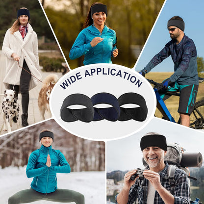 Ear Muffs Warmers Winter Fleece Headband for Men Women Kids Ears Cover Running Cycling Skiing