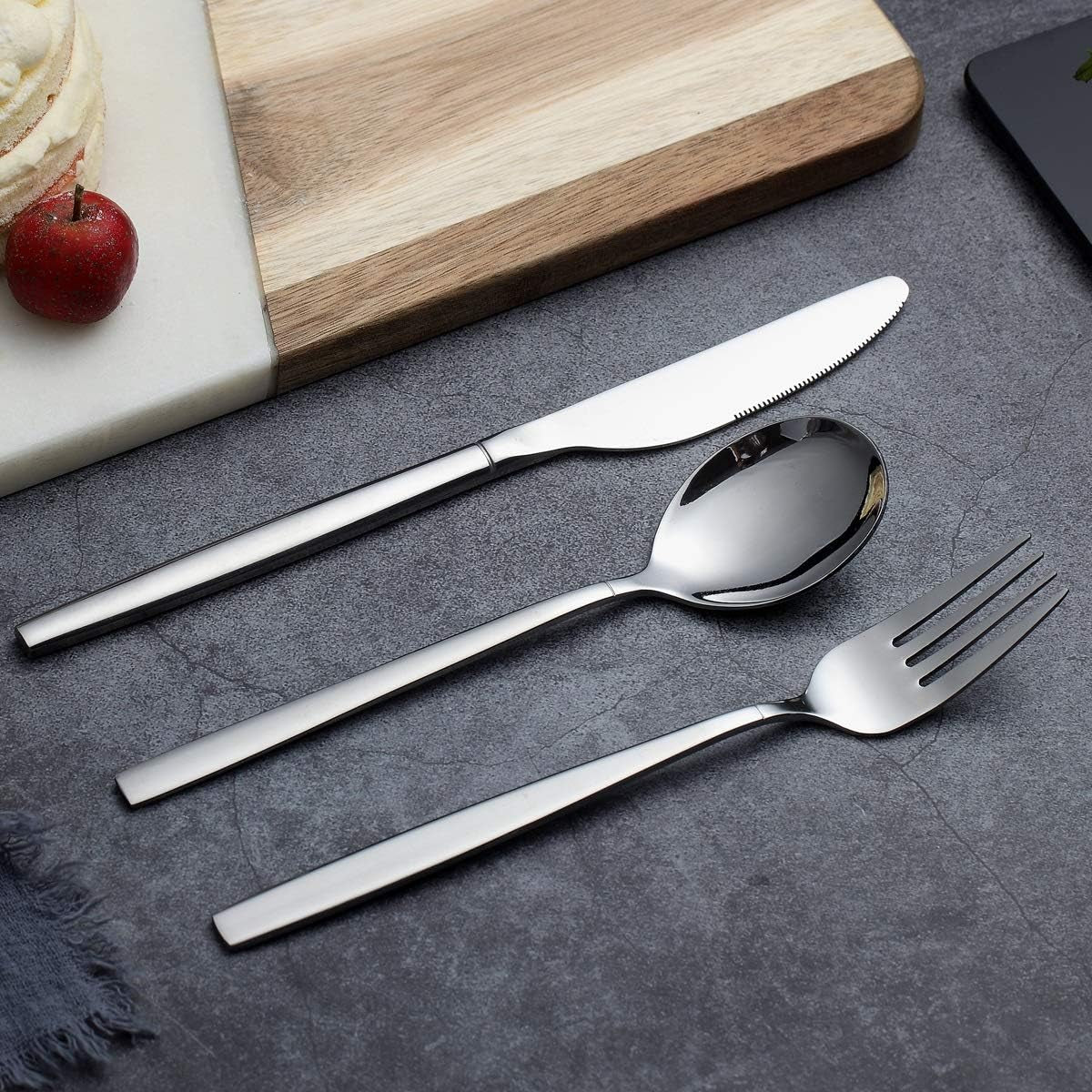 20-Piece Stainless Steel Flatware Set for Four
