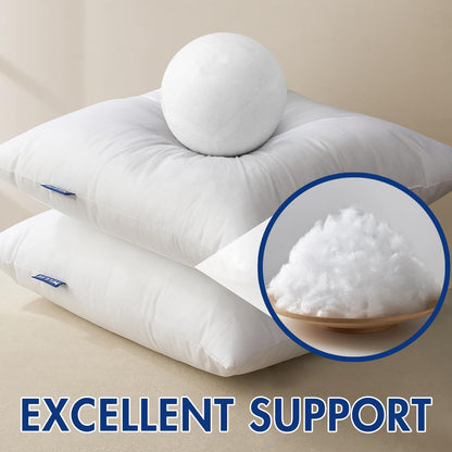 12x20 Inch Decorative Rectangle Pillow Insert, Premium Fluffy Cushion Filler for Sofa and Living Room