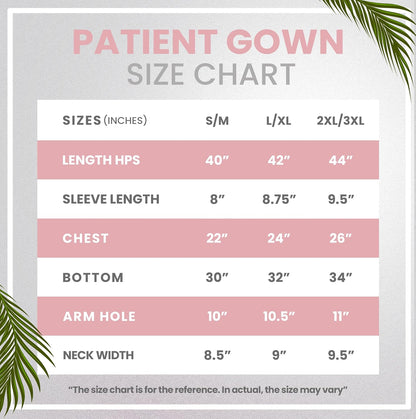 Women'S Hospital Gown Soft and Stylish Patient Gown