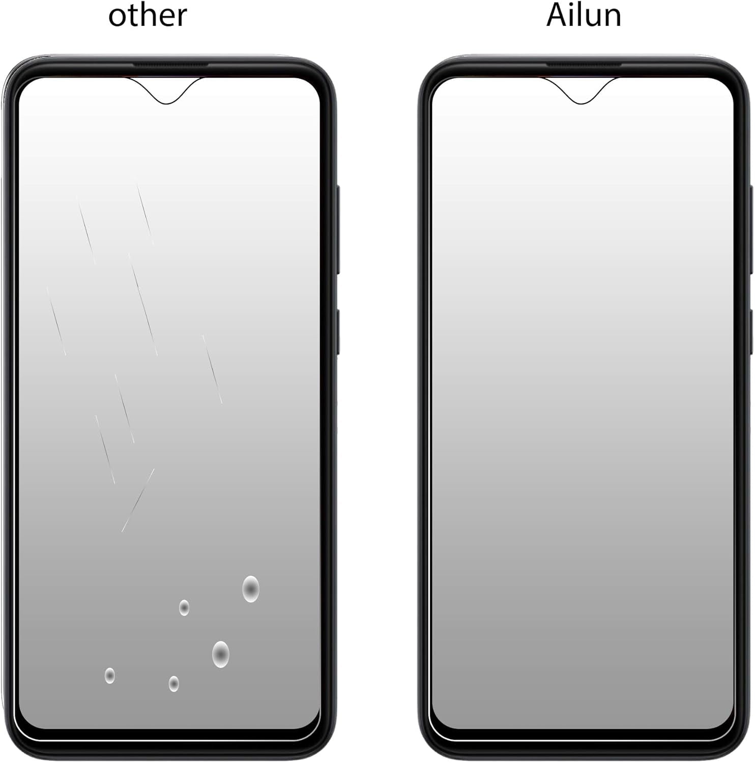 Screen Protector for Galaxy A01 [5.7 Inch] 3 Pack Tempered Glass Ultra Clear Anti-Scratch Case Friendly