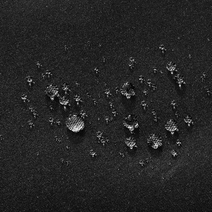 Fabric Shower Curtain or Liner with Weighted Magnets - Hotel Quality Opaque Black Shower Curtain for Bathroom, Machine Washable, Water Repellent - Black, 72X72