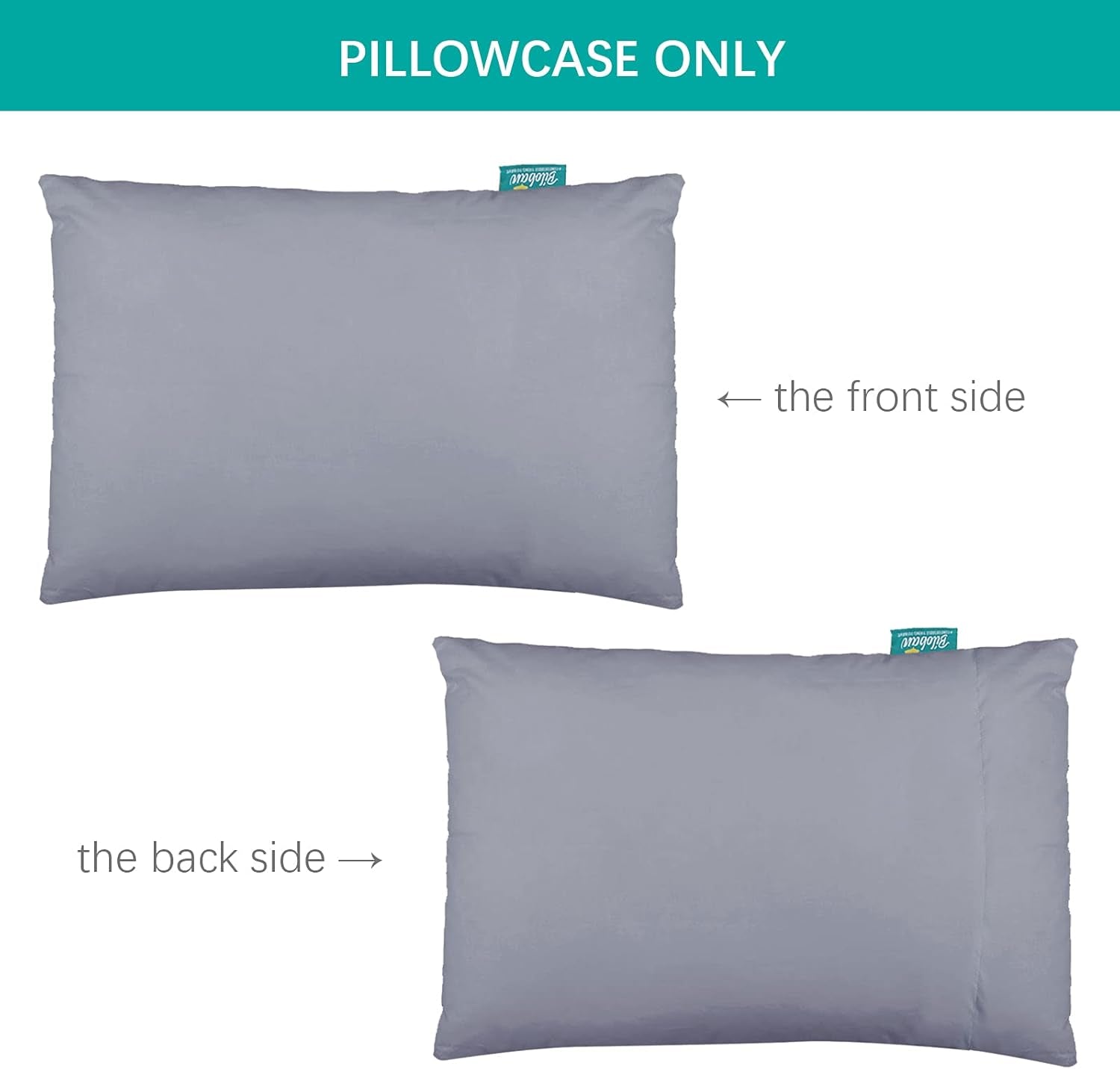 3-Piece Toddler Sheet Set Microfiber, Toddler Bedding Set Includes Crib Mattress Sheet, Flat Sheet and Envelope Pillowcase, Silky Soft, Breathable and Lightweight, Grey