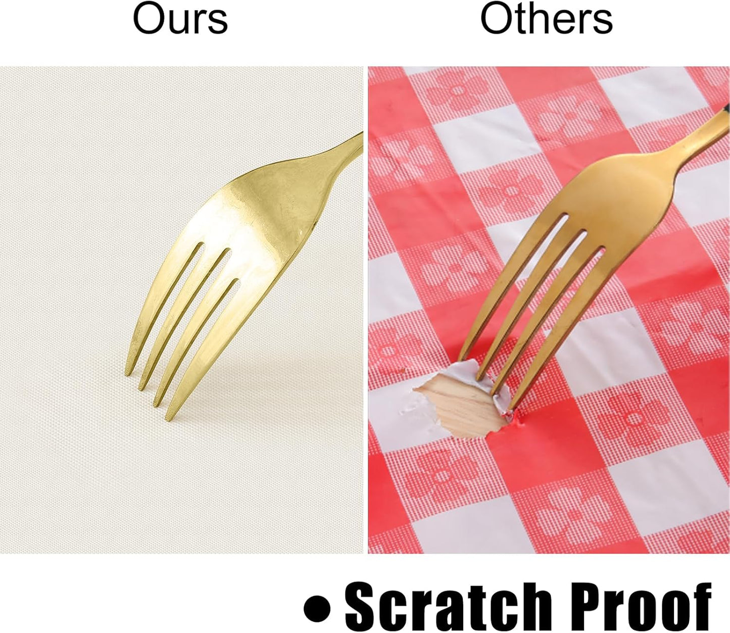 Rectangle Vinyl Tablecloth, Waterproof Spillproof Plastic Flannel Backed Table Cloth, Wipe Clean Table Cover for Dining, Buffet Parties and Camping (Beige, 54" X 78")