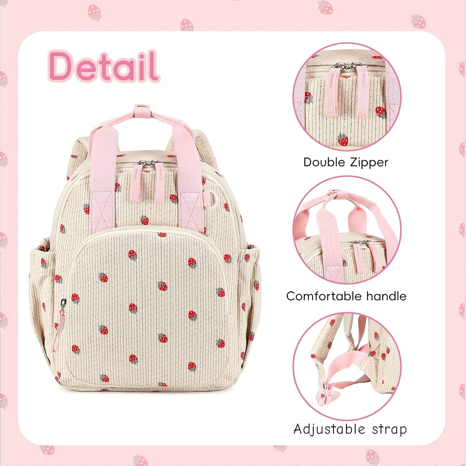 Toddler Backpack for Girls Boys 2-4 Cute 12" Preschool Kindergarten Backpacks Kids Daycare Bags School Travel