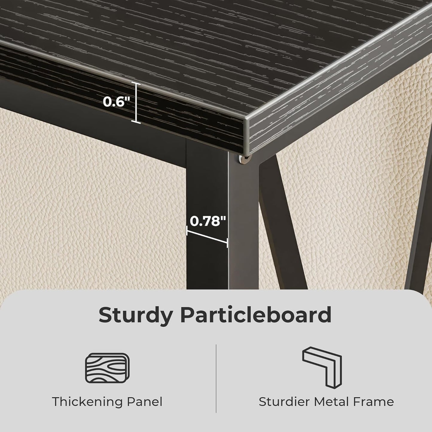 70-Inch Console Table with Outlets and USB-C Port, Extra Long X-Shaped Design for Entryway and Living Room, Metal Frame with Wooden Top, Black Finish