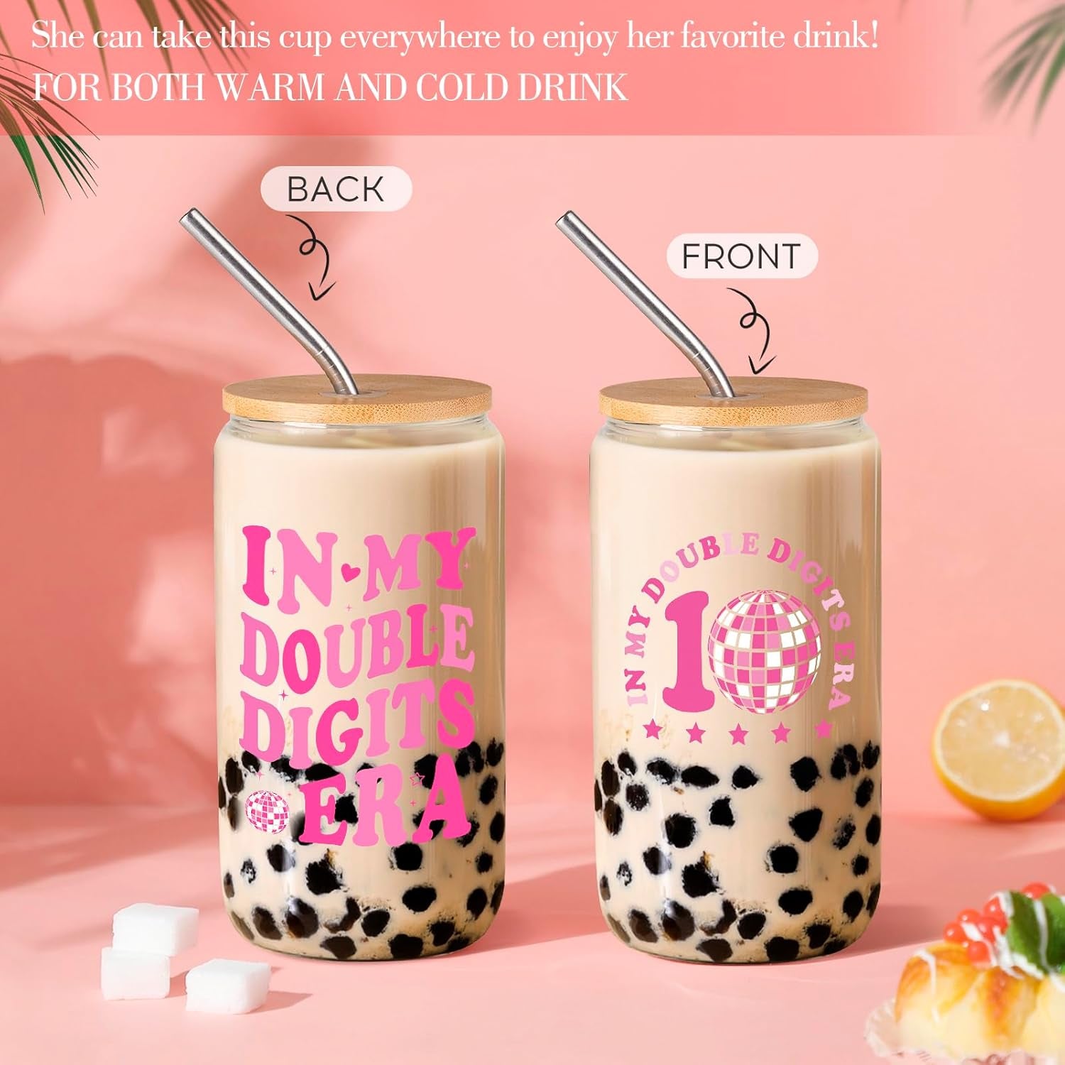 10 Year Old Girl Birthday Gifts, 10Th Birthday Gifts for Girls, Popular Gift 10 Year Old Gifts for Double Digits Birthday Girl W/In My Double Digits Era Cup Fanny Pack