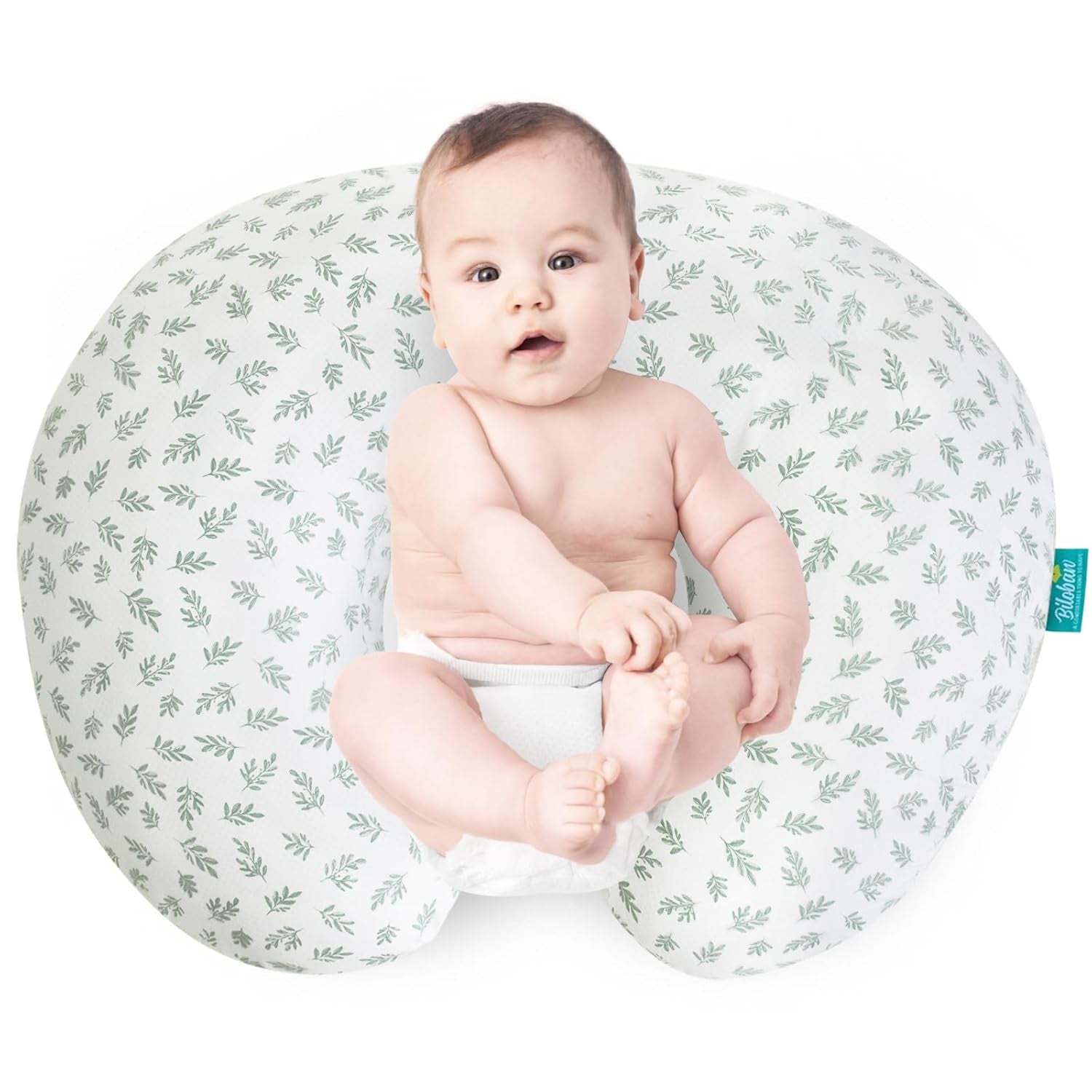 Nursing Pillow Cover 2 Pack Fit for Boppy Pillow, Breathable & Skin-Friendly Nursing Slipcovers for Breastfeeding Mom, Comfortable & Machine Washable Nursing Covers