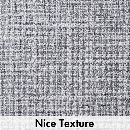 Burlap Linen Throw Pillow Covers 18X18 Inch Set of 2 Blue Grey Decorative Pillows Modern Farmhouse Pillowcases Soft Accent Cushion Covers for Outdoor Couch Sofa Bedroom Livingroom Home Decor