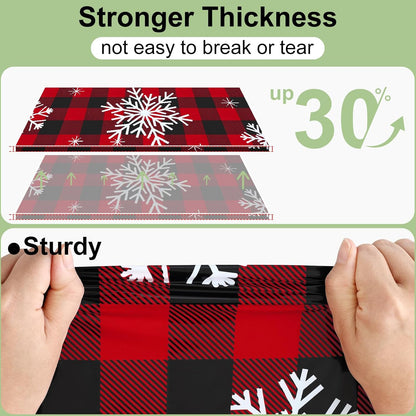 4 Packs Buffalo Disposable Table Cloth, 54 X 108 Inch Waterproof Plastic Tablecloth, Rectangle Black Red and White Checkered Table Covers for Picnic, Birthday, Party