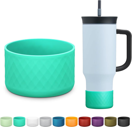 Silicone Boot for Owala 40 Oz Tumbler with Handle, Anti-Slip Protective Sleeve for Stainless Steel Triple Layer Insulated Travel Tumbler Accessories