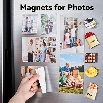 45 Pcs Refrigerator Magnets, 6X2Mm Small round Fridge Magnets, Multi-Use Premium Neodymium Office Magnets for Fridge, Whiteboard, Billboard in Home, Kitchen, Office and School (Silver)