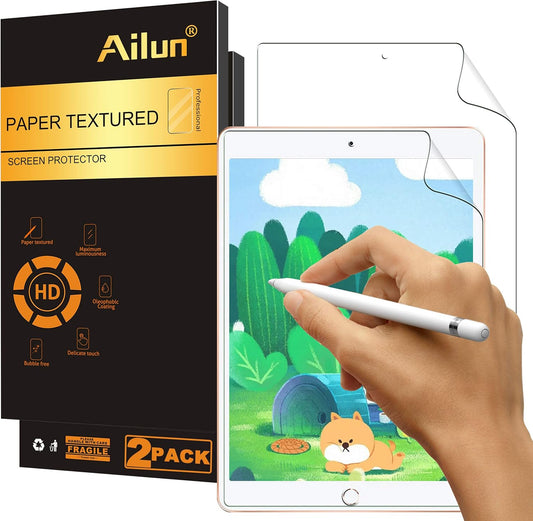 Paper Textured Screen Protector for Ipad 9/8/7 (10.2-Inch, 2021&2020&2019) Draw like on Papertouch anti Glare Case Friendly [2Pack]