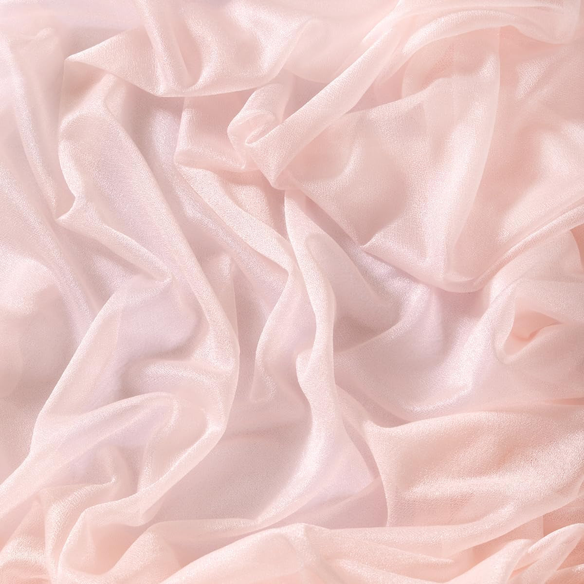 Blush Pink Gauze Table Runner Chiffon like Wedding Table Runner 120 Inches Long Boho Rustic for Bridal Shower Decorations Baby Shower