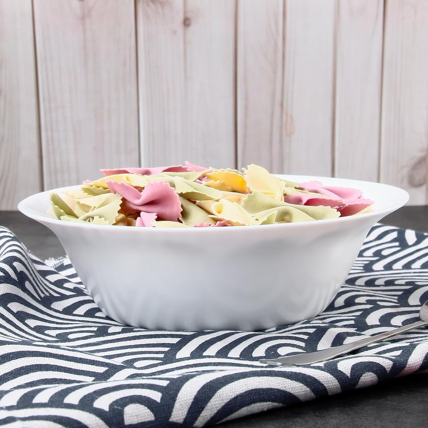 Set of 12 Tempered Glass Soup Bowls, 20 OZ Round Cereal Dishes, Microwave and Dishwasher Safe