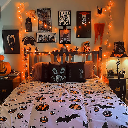 250 LED Orange String Lights, 91.5Ft Orange Halloween Lights Outdoor Waterproof, 8 Lighting Modes Connectable Halloween Tree Light for Yard Patio Party Holiday Decorations