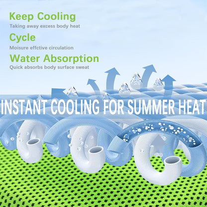 4 Packs Cooling Towel, 40" X 12" Microfiber Cooling Towels for Neck and Face, Soft Breathable Gym Towel for Working Out with Waterproof Bag & Carabiner, Sweat Towels for Running, Yoga, Travel, Climb