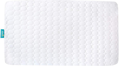 Crib Mattress Protector Pad Waterproof, Toddler Waterproof Crib Mattress Cover, Machine Washable & Dryer Fit Baby Toddler Bed Mattress Protector (Standard Size 52” X 28”)