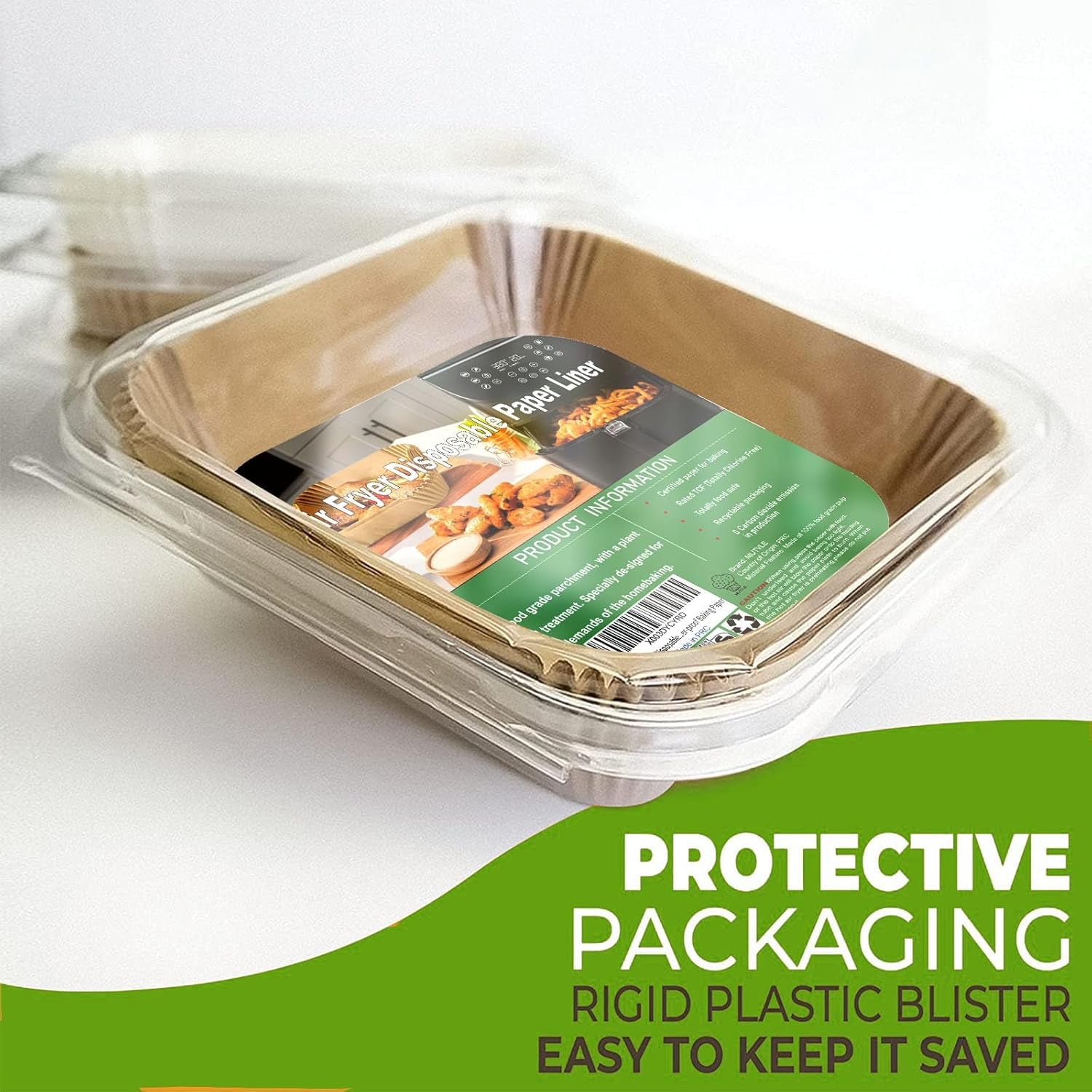 2 QT Air Fryer Liners for CHEFMAN 2 Qt Mini Air Fryer, Air Fryer Liners Disposable Small 2 Qt 2.6Qt, Small Airfryer Liners, DASH Air Fryer Liners