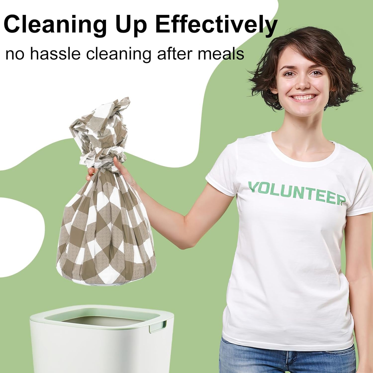 4 Packs Buffalo Disposable Table Cloth, 54 X 108 Inch Waterproof Plastic Tablecloth, Rectangle Khaki and White Checkered Table Covers for Fall, Thanksgiving Decorations