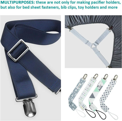 20-Piece Men'S Suspender Clips: Heavy Duty Bed Sheet Fasteners and Straps Holder