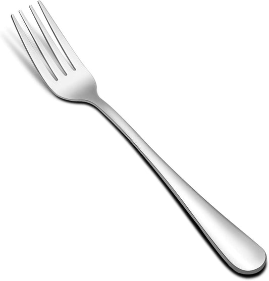 12-Piece Stainless Steel Salad Forks Dessert Forks Set, Dishwasher Safe, 6.7 Inches