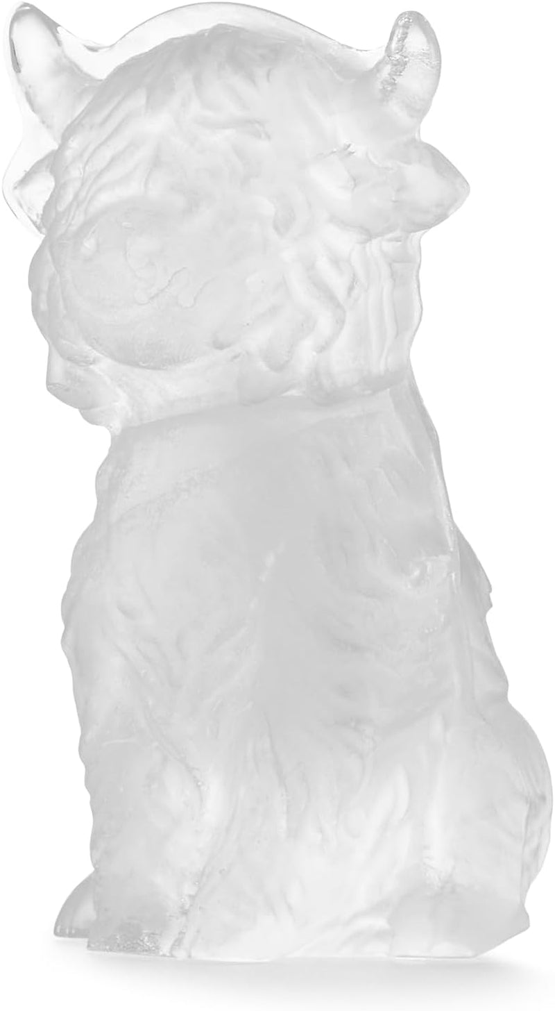 3D Highland Cow Ice Cube Tray, Large Silicone Fun Shapes Ice Cube Mold for Whiskey,Cocktails, Bourbon, Cute Highland Cow Gifts for Holiday Stocking Stuffers