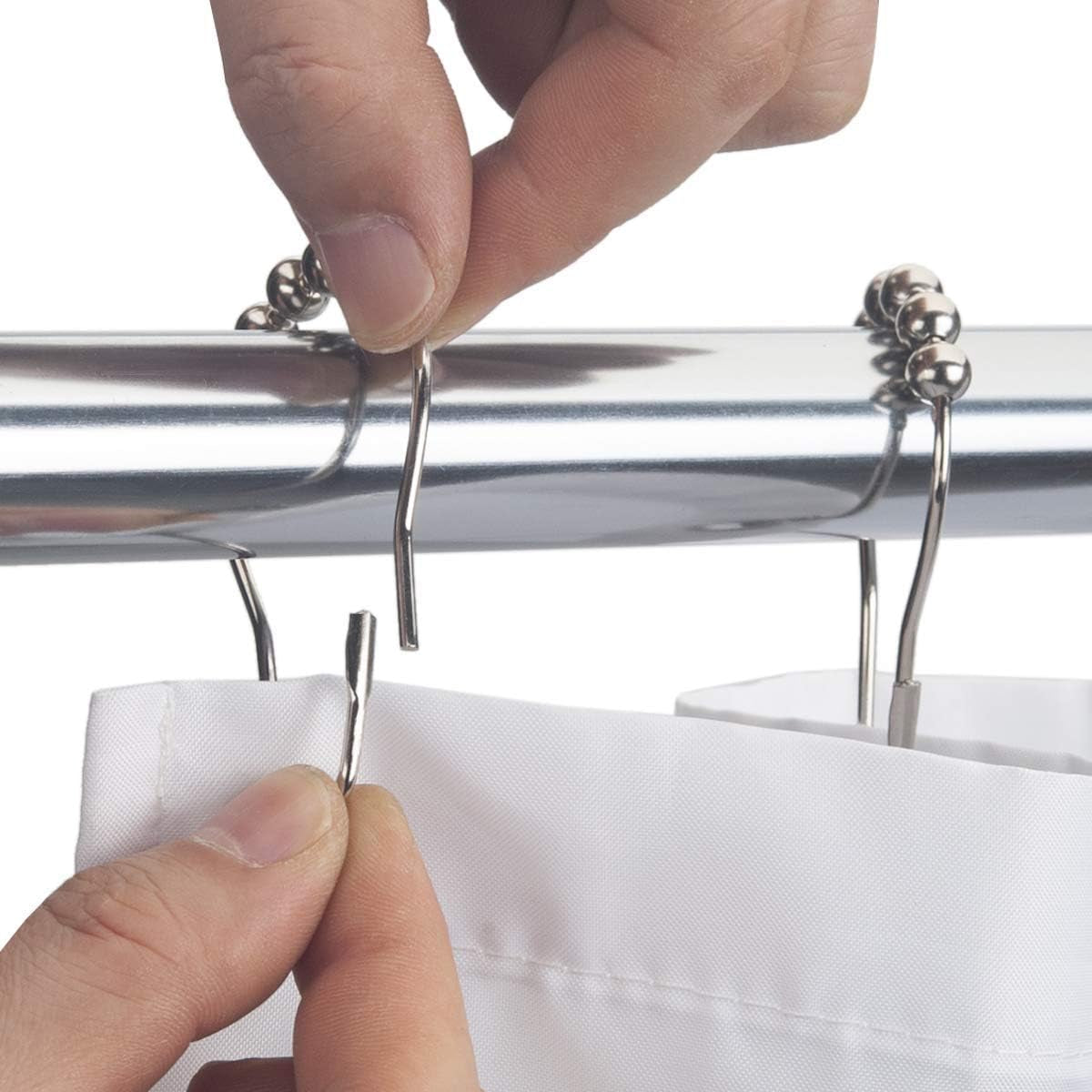 bath Plastic Shower Curtain Shower Curtain Hooks Rings