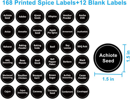 Magnetic Paper Towel Holder for Fridge, Toilet Paper Roll Holder Magnetic Paper Towel Rack Wall Mount and 180 Spice Labels for Food Containers, Chalkboard Labels for Jars