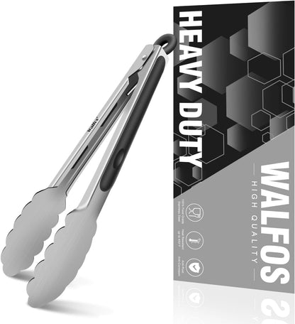 7 Inch Small Kitchen Tongs for Cooking, Mini Silicone Serving Tongs, Great for Cooking, Salad, Grilling, Pasta, Steaks, Vegetables