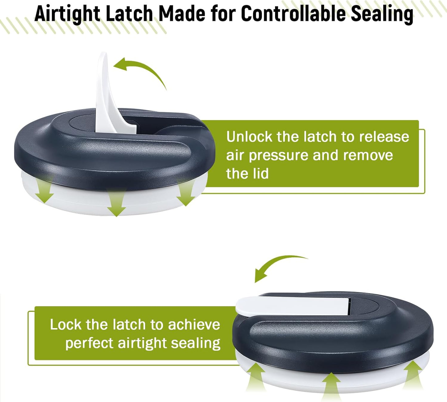 68 Oz Seal Pitcher with Lid and Spout, Large Iced Tea Pitcher for Fridge, Wide Mouth Glass Jar Container for Homemade Juice & Iced Tea, Iced Coffee, and Drinks