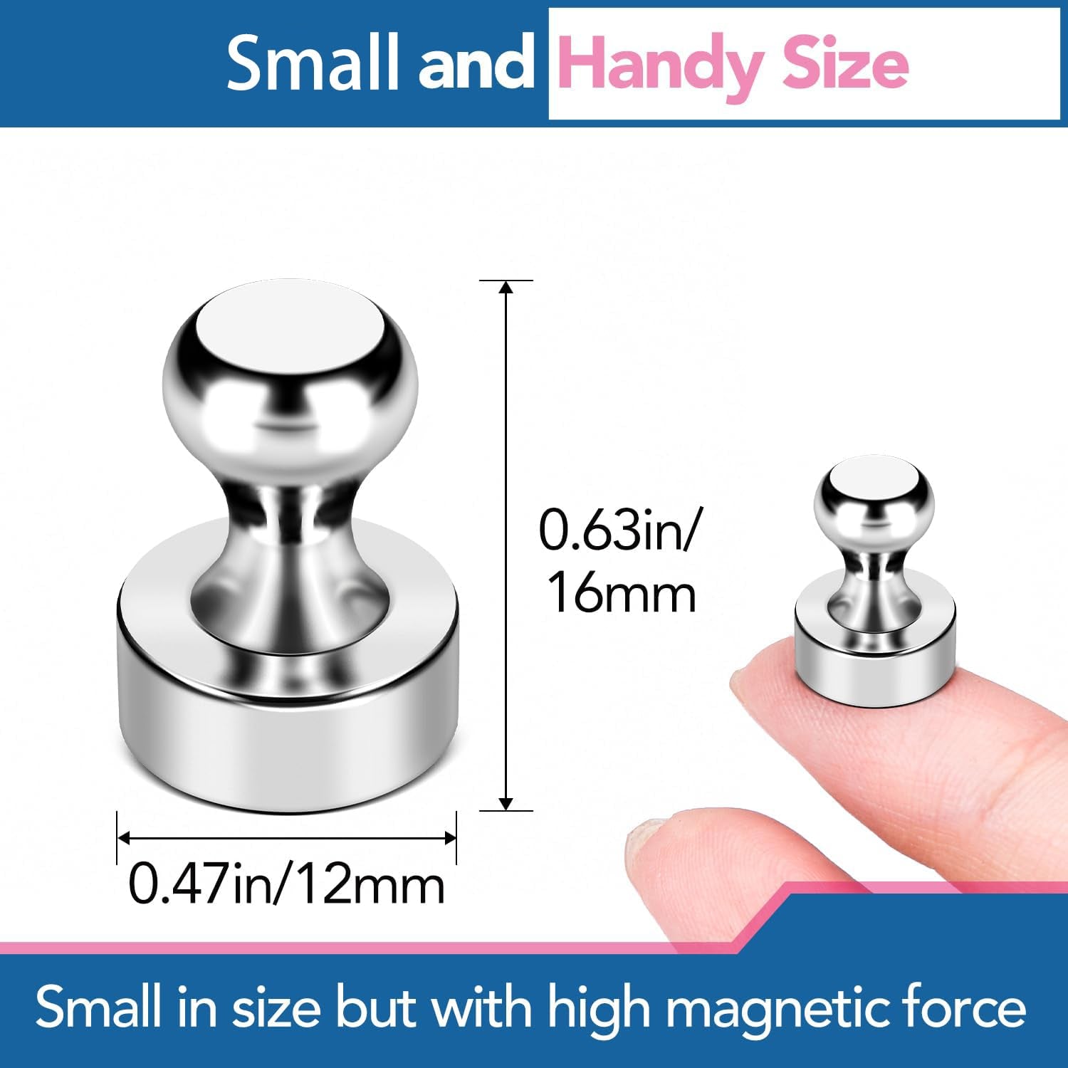 Black Magnetic Hooks, 28Lbs Strong Magnetic Hooks Heavy Duty 12Pack,Fridge Magnets, 18Pcs Refrigerator Magnets Strong Fridge Magnets for Whiteboard