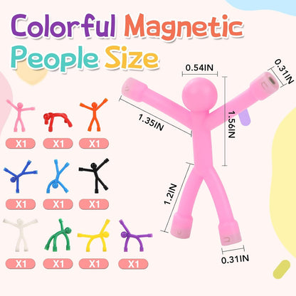 Black Magnetic Hooks, 30Lbs Strong Magnetic Hooks Heavy Duty with Epoxy Coating for Refrigerator, Magnetic Cruise Hooks for Hanging, Classroom, Office, and Kitchen - Pack of 12